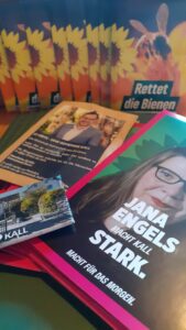 Flyer für den Wahlbezirk 